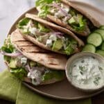 Greek Chicken Stuffed Pitas Recipe