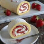 Strawberry Cheesecake Roll Cake Recipe