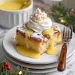 Eggnog Bread Pudding with Spiced Rum Sauce Recipe
