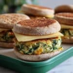 Spinach and Herb Breakfast Sandwiches Recipe