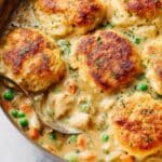 Chicken Stew with Biscuit Topping Recipe
