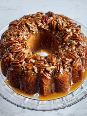 Upside Down Pecan Cake Recipe