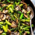 Sauteed Asparagus and Mushrooms Recipe