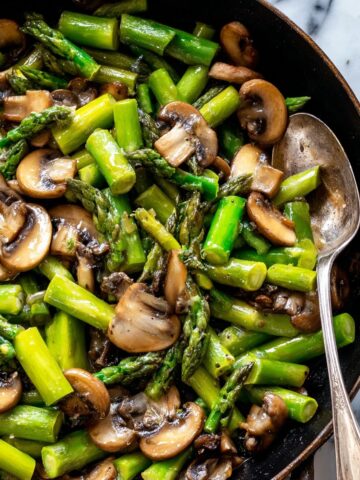Sauteed Asparagus and Mushrooms Recipe
