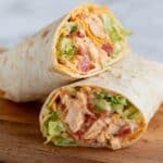 Crunchy Southwestern Chicken Wrap Recipe