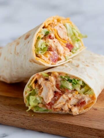 Crunchy Southwestern Chicken Wrap Recipe