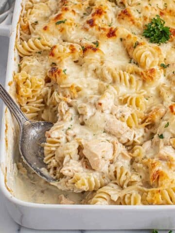 Garlic Parmesan Chicken Pasta Bake Recipe