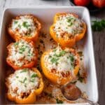 Chicken Parm Stuffed Peppers Recipe