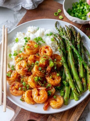 Sweet Chili Shrimp with Asparagus Recipe