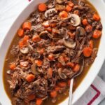 Beef and Mushroom Pot Roast in the Slow Cooker Recipe