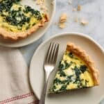 Spinach Quiche with Gruyère and Shallots Recipe