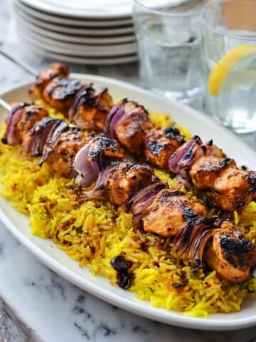 Middle Eastern-Style Grilled Chicken Kabobs Recipe