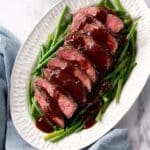 Beef Tenderloin with Red Wine Sauce Recipe