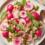 Radish Salad with Radish Top Pesto Recipe