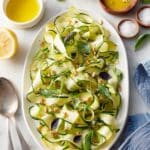 Zucchini Salad with Lemon Vinaigrette, Pine Nuts, and Fresh Herbs Recipe