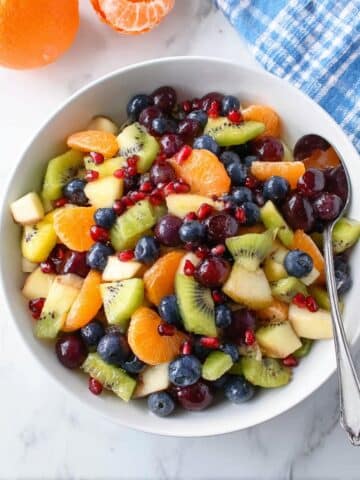 Easy Winter Fresh Fruit Salad Recipe