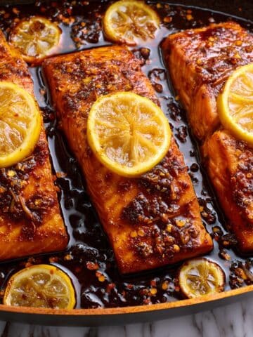 Honey-Garlic Glazed Salmon Recipe