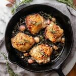 Garlic Herb Roasted Chicken Thighs Recipe