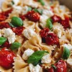 Viral TikTok Baked Feta Pasta with Cherry Tomatoes and Basil Recipe