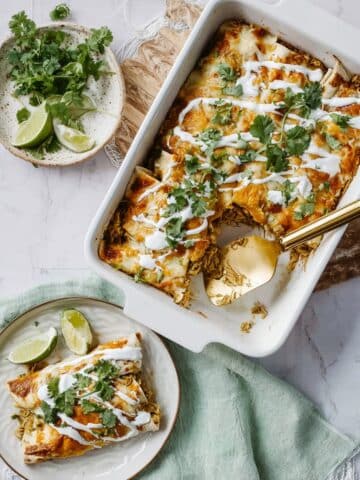 Green Chicken Enchiladas Recipe