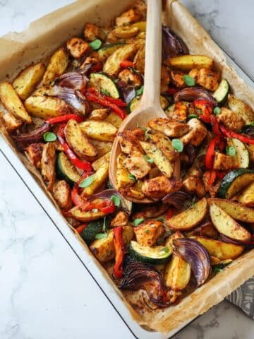 Lemon Herb Chicken Sheet Pan Recipe