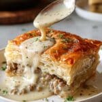 Sausage Gravy Puff Pie Recipe