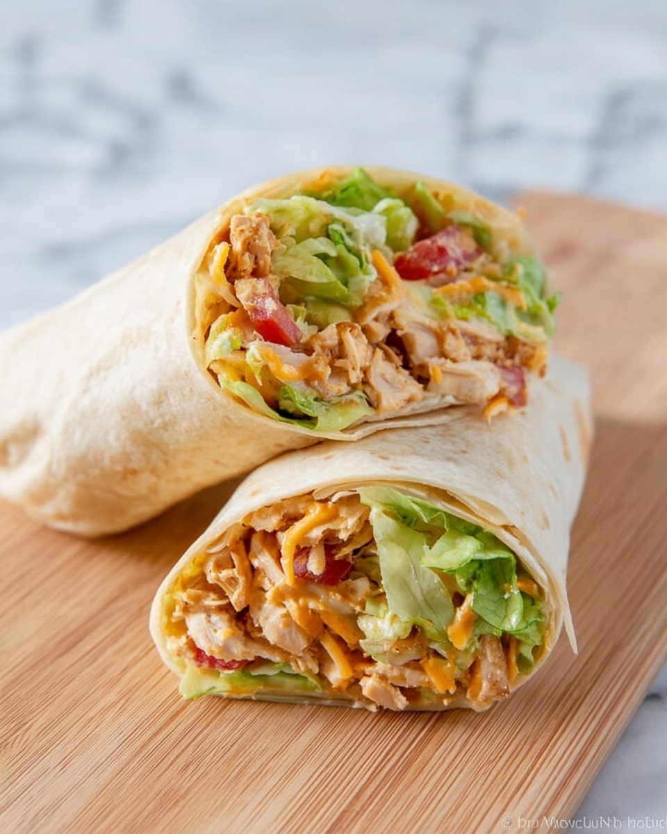Crunchy Southwestern Chicken Wrap Recipe - Recipe Image
