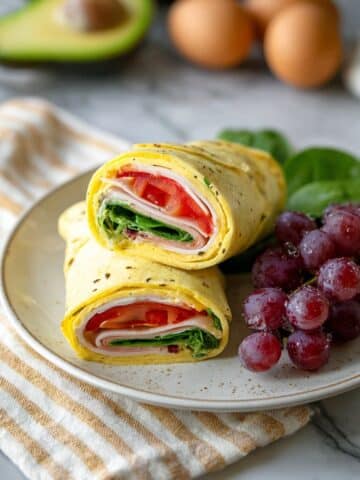 Turkey Avocado Egg Wrap Recipe