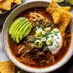 Poblano Chicken Tortilla Soup Recipe