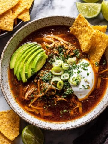 Poblano Chicken Tortilla Soup Recipe