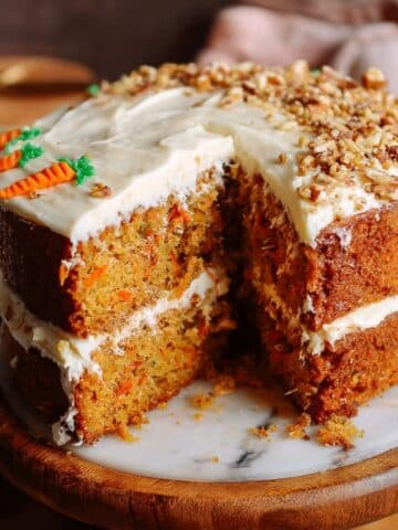 The BEST Carrot Cake with Fluffy Cream Cheese Frosting Recipe