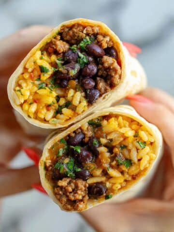 Easy Beef Burritos {30 Minute Recipe} Recipe
