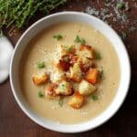 Garlic Bread Soup Recipe