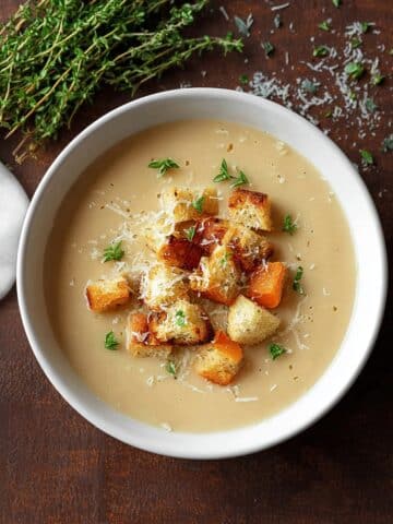 Garlic Bread Soup Recipe