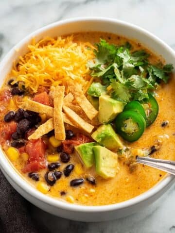 Creamy Chicken Tortilla Soup Recipe