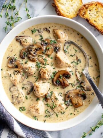 Low-Carb Chicken Mushroom Soup Recipe