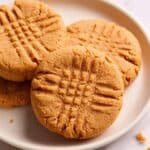 3-Ingredient Peanut Butter Cookies Recipe