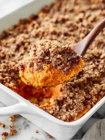 Sweet Potato Casserole with Pecan Topping Recipe