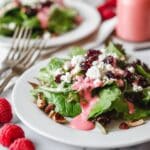 Cranberry Pecan Salad with Raspberry Vinaigrette Recipe