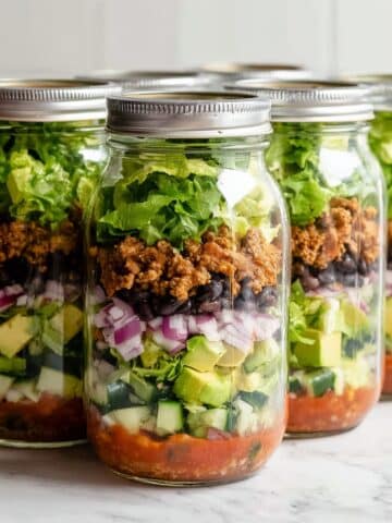 Healthy Taco Salad in a Jar Recipe