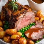 Roast Lamb Leg with Gravy Recipe