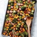 Sausage and Sweet Potatoes with Honey Garlic Sauce Recipe