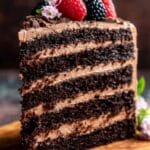 Dark Chocolate Mousse Cake Recipe