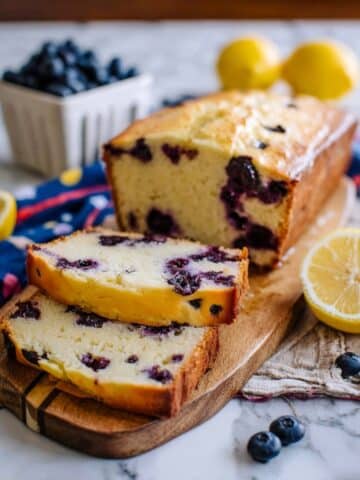 Lemon Blueberry Pound Cake Recipe