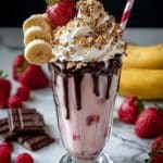 Ultimate Banana Split Milkshakes Recipe