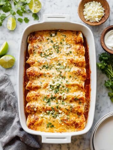 Easy Chicken Enchiladas Recipe