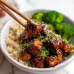 Vegan Sticky Sesame Chickpeas Recipe