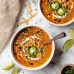 Vegan Lentil Tortilla Soup Recipe