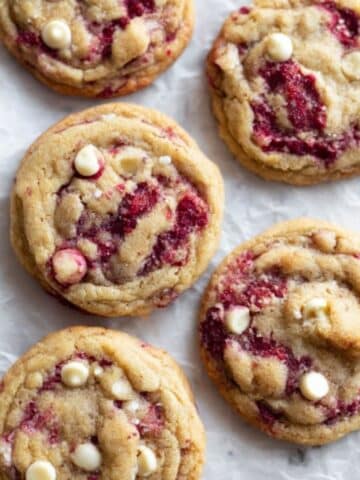 White Chocolate Raspberry Cookies Recipe
