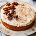 Chai Cake with Spiced Pastry Cream and Cream Cheese Frosting Recipe